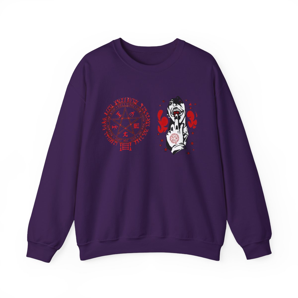 Hellsing Ultimate Alucard Sweatshirt Harajuku Crewneck Anime Tops Unique Clothes - Official Sweatshirts merchandise